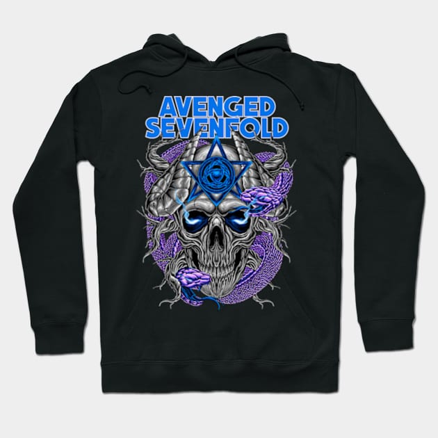 AVENGED POISON SKULL Hoodie by TOSSS LAB ILLUSTRATION